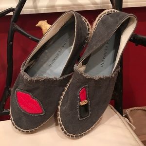 CHIARA FERRAGNI Gray espadrilles